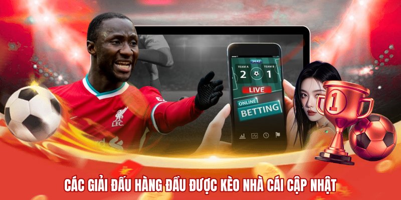 Các giải đấu hàng đầu được kèo nhà cái cập nhật